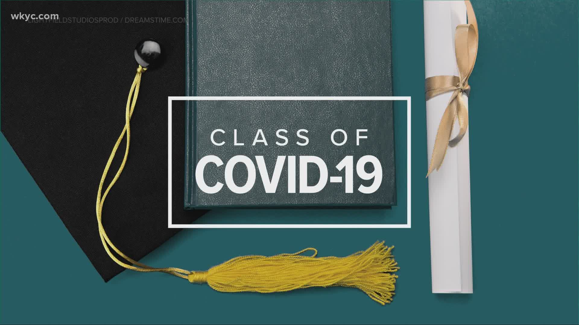 The class of COVID-19. Lindsay Buckingham shares the story of three seniors copying with the loss of their senior year.