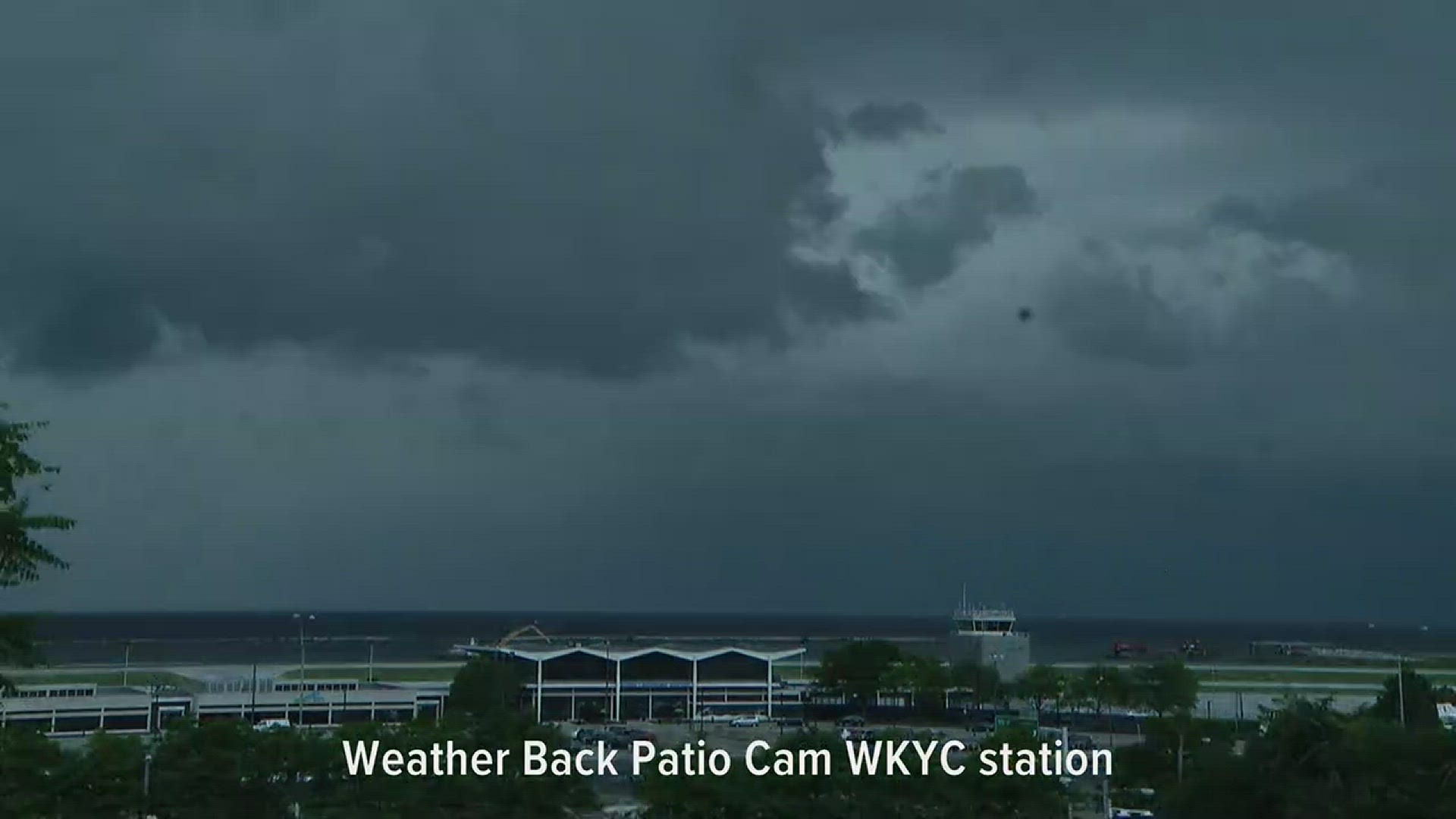 Picture from WKYC Back patio and Bay Village Weather