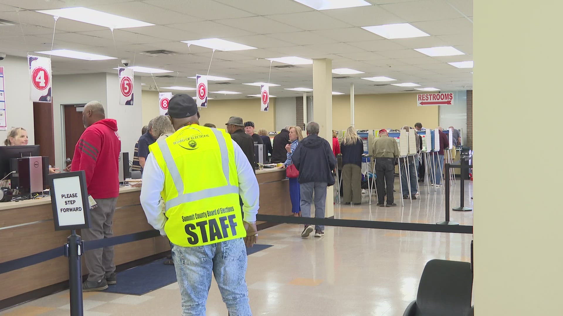 The Summit County Board of Elections says the ballot drop box has been temporarily located to 450 Grant Street in Akron.