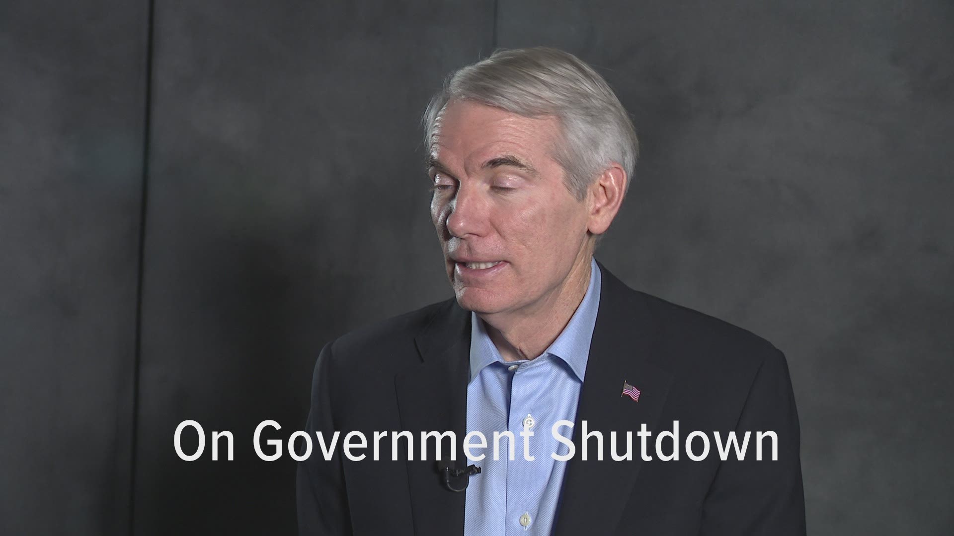 Sen. Rob Portman visited WKYC and discussed the ongoing government shutdown.
