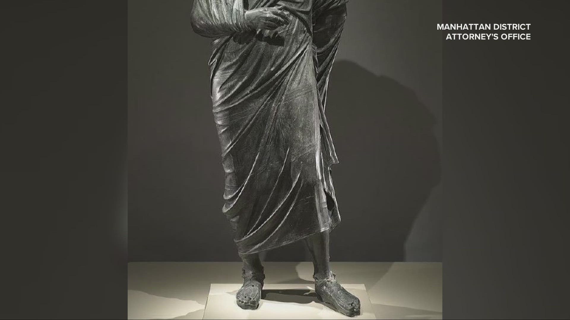 The 76-inch (1.9-meter) statue dates from A.D. 180 to 200 and is worth $20 million.