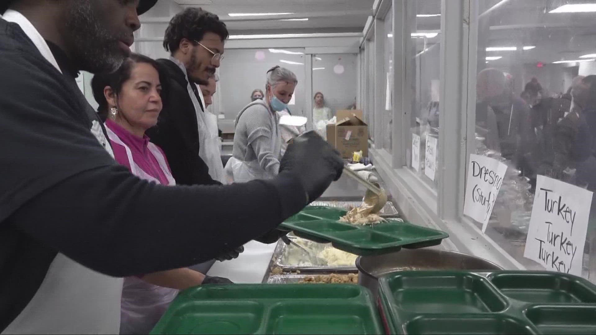 Emma Henderson reports on the Cleveland Thanksgiving tradition that aims to help feed the less fortunate.