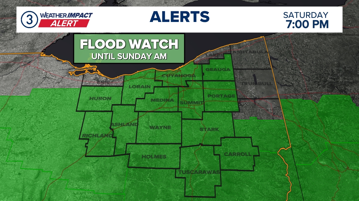 Weather Impact Alert: Possible severe storm in Northeast Ohio on ...