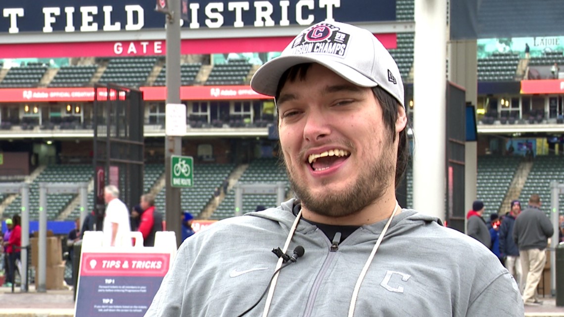 Guardians super fan throws first pitch at AL Wild Card series - Vimarsana News