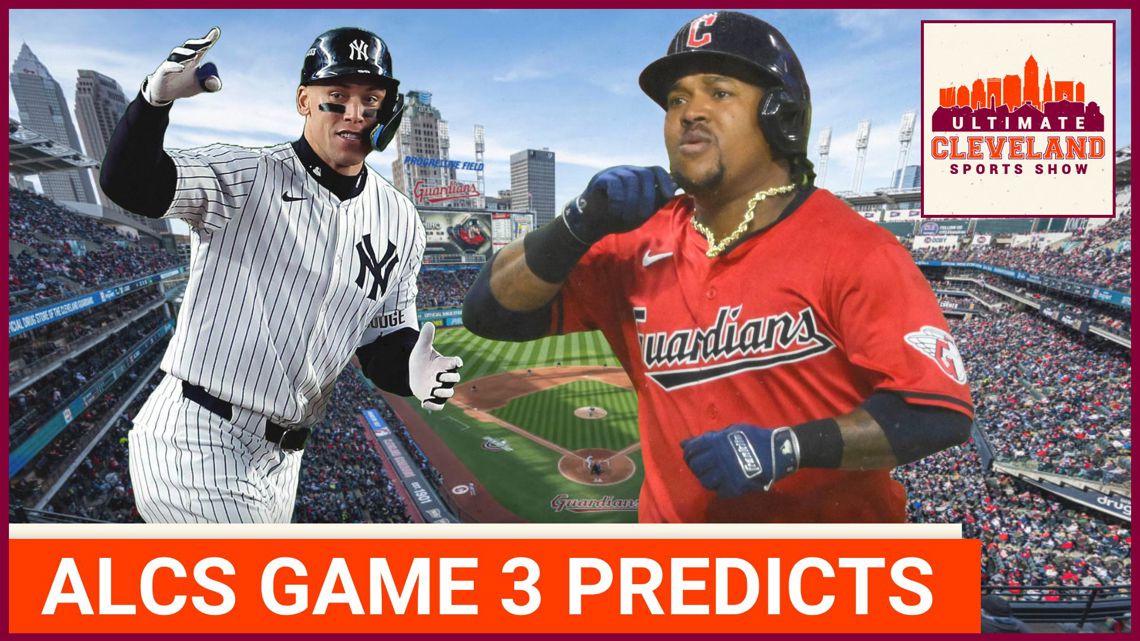 CLEVELAND GUARDIANS VS. NEW YORK YANKEES ALCS GAME 3 PREDICTIONS