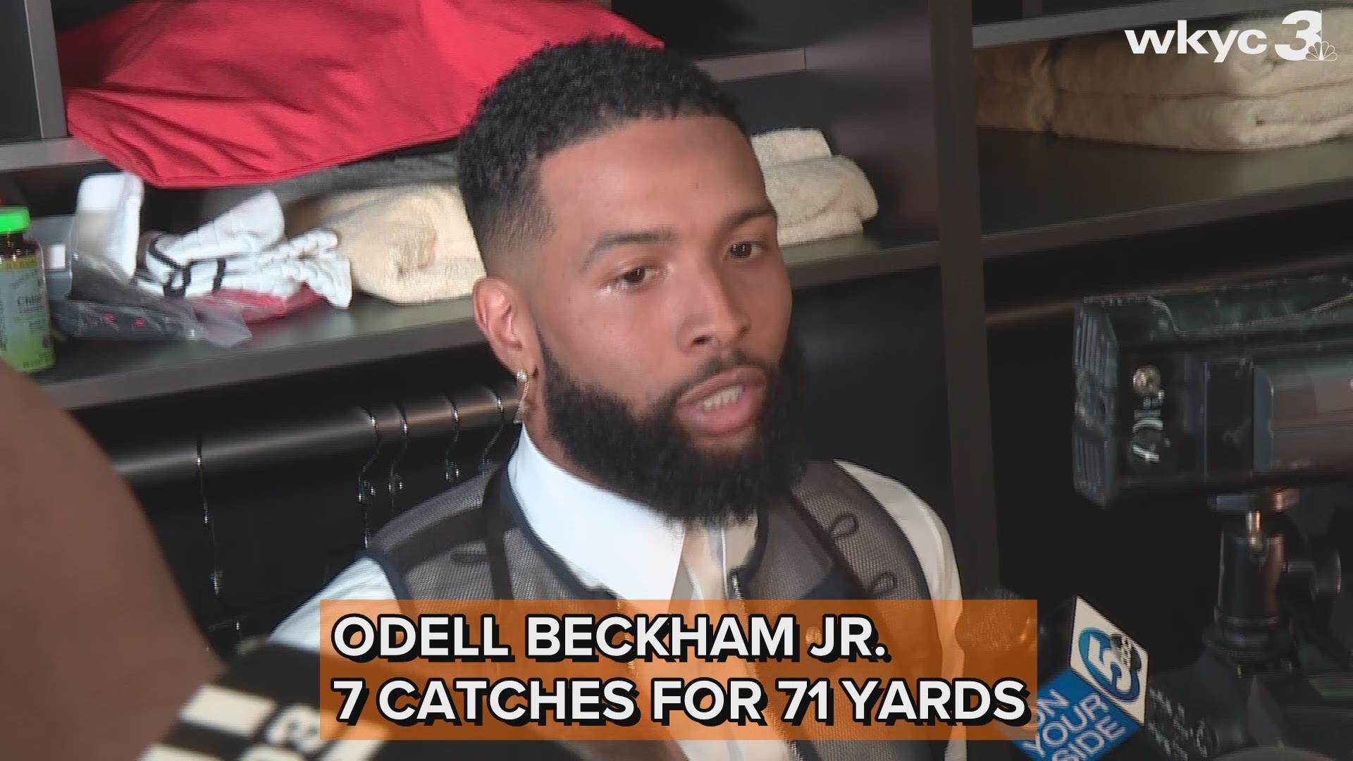 Following his team's loss to the Tennessee Titans, Cleveland Browns wide receiver Odell Beckham Jr. said he wishes fans wouldn't have left the stadium early.