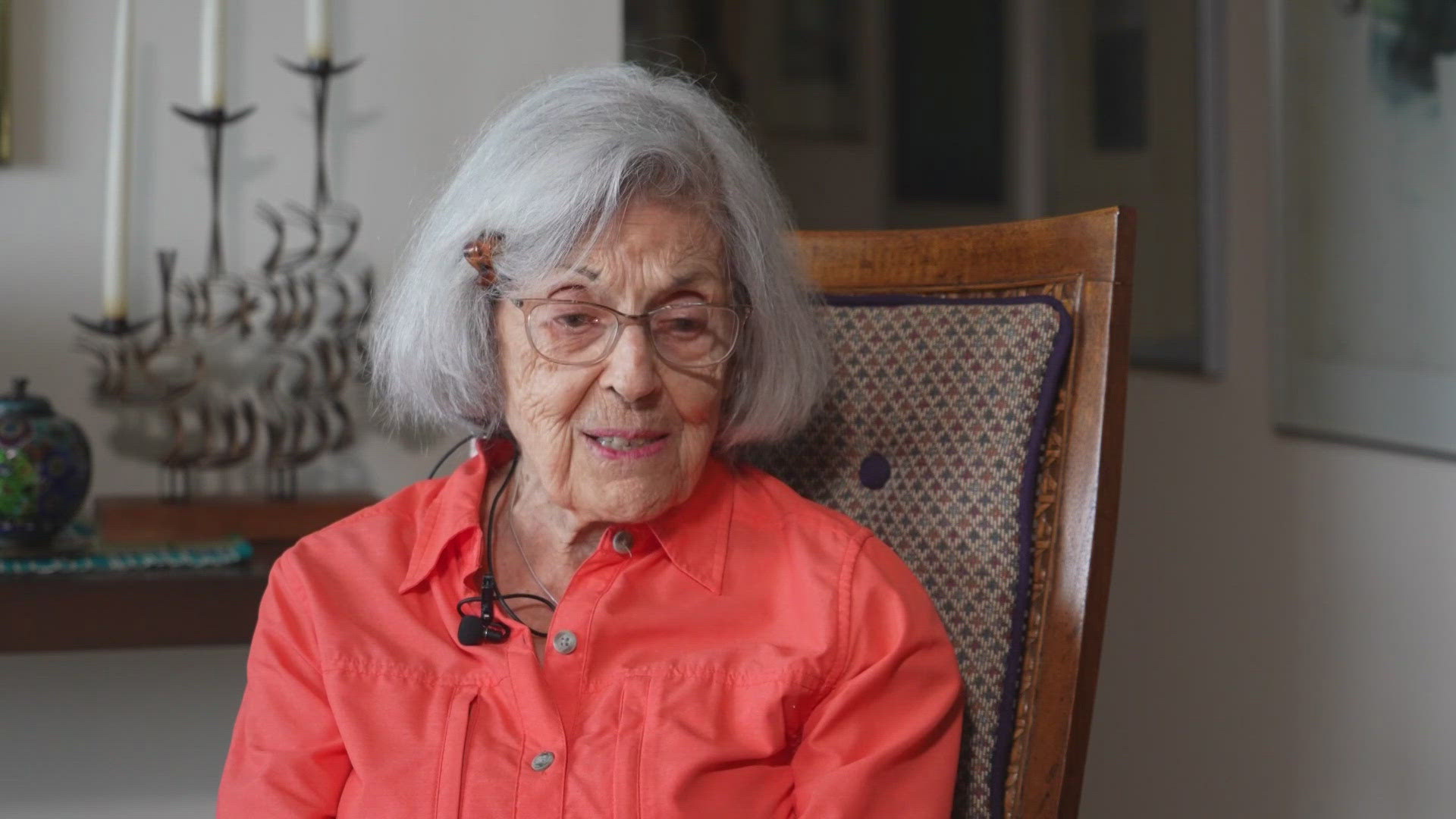 98-year-old Elinor Polster is volunteering to collect signatures for a constitutional amendment to improve the process for drawing Ohio's congressional districts.