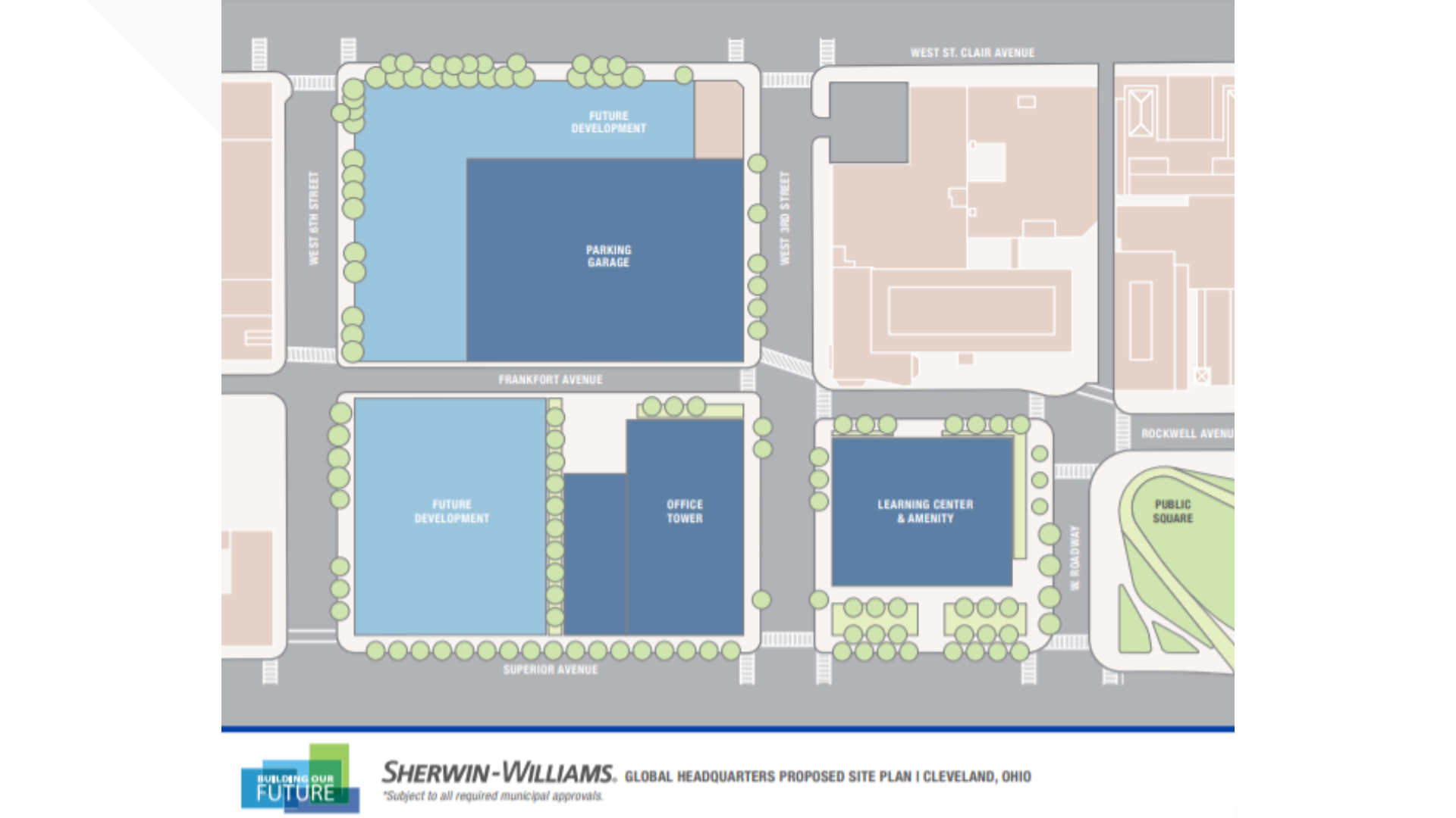 SherwinWilliams reveals site plans for new HQ and R&D center