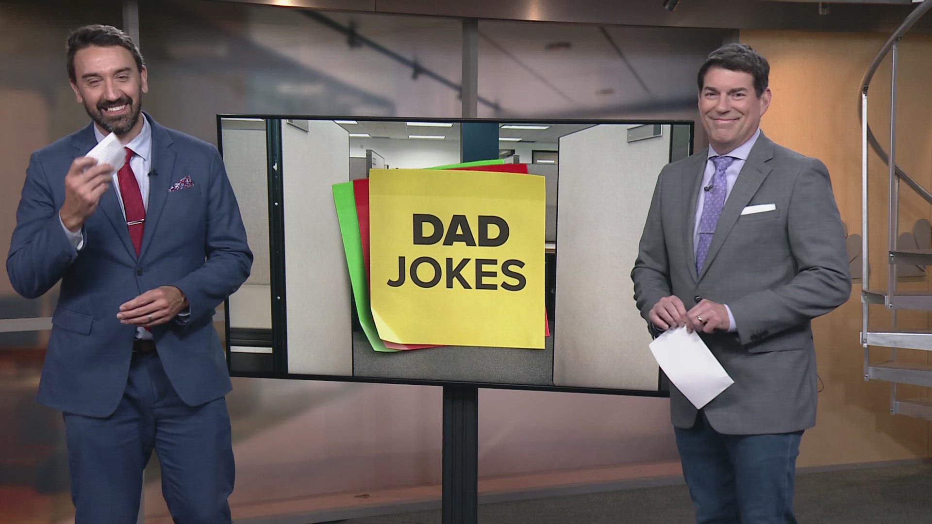 Need a laugh? Here you go! Watch today's dad jokes with 3News' Matt Wintz and Dave Chudowsky from WKYC Studios in Cleveland.