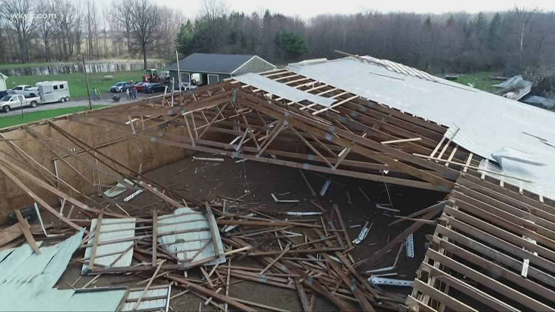Residents across Northeast Ohio were tasked with cleaning up after severe storms hit the area. Residents faced high winds,hail, heavy rain and even tornadoes.