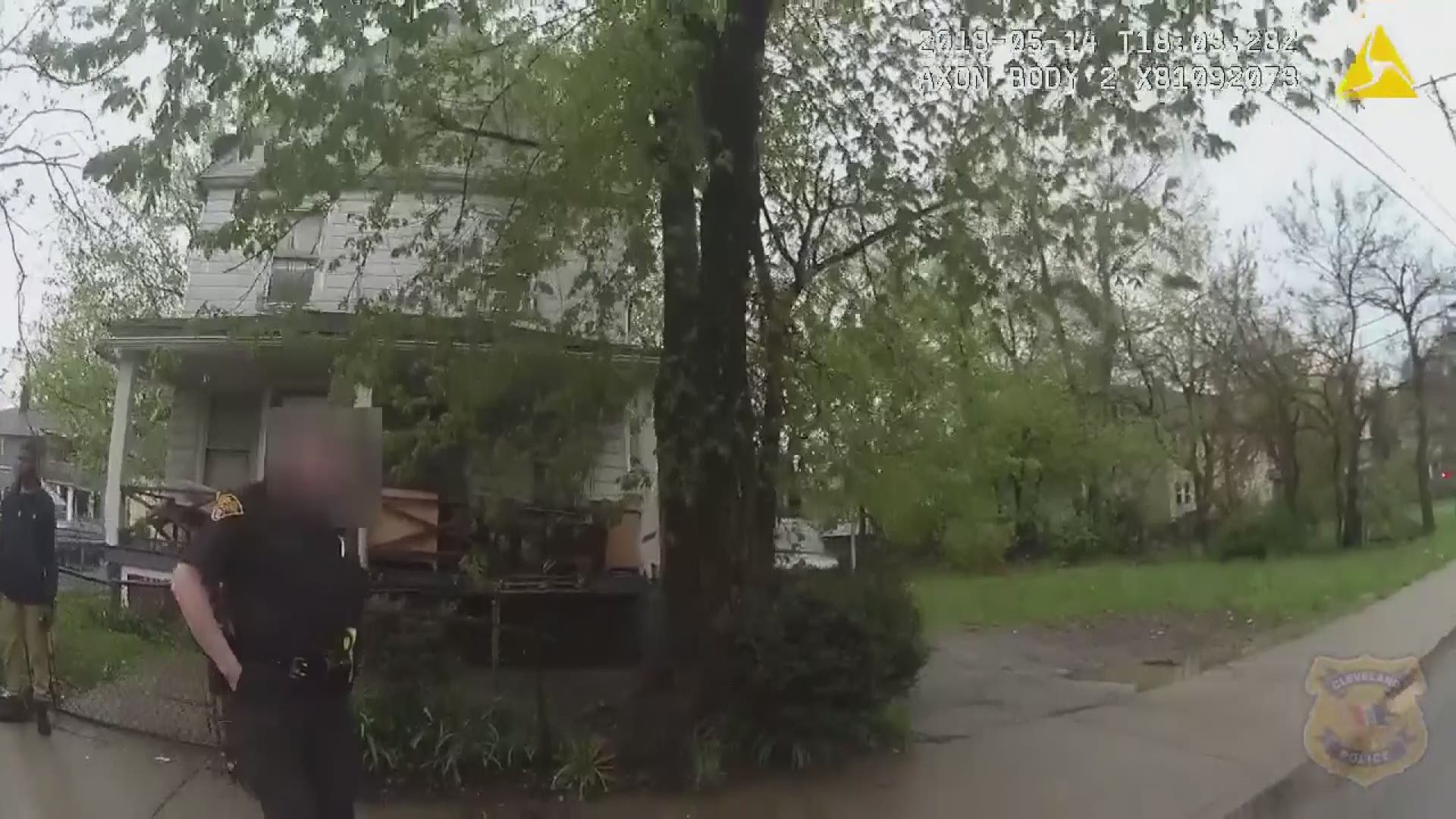 Bodycam video of house explosion on Primrose Avenue in Cleveland