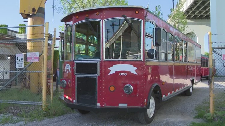 Watch the moment Lolly the Trolley left Cleveland forever