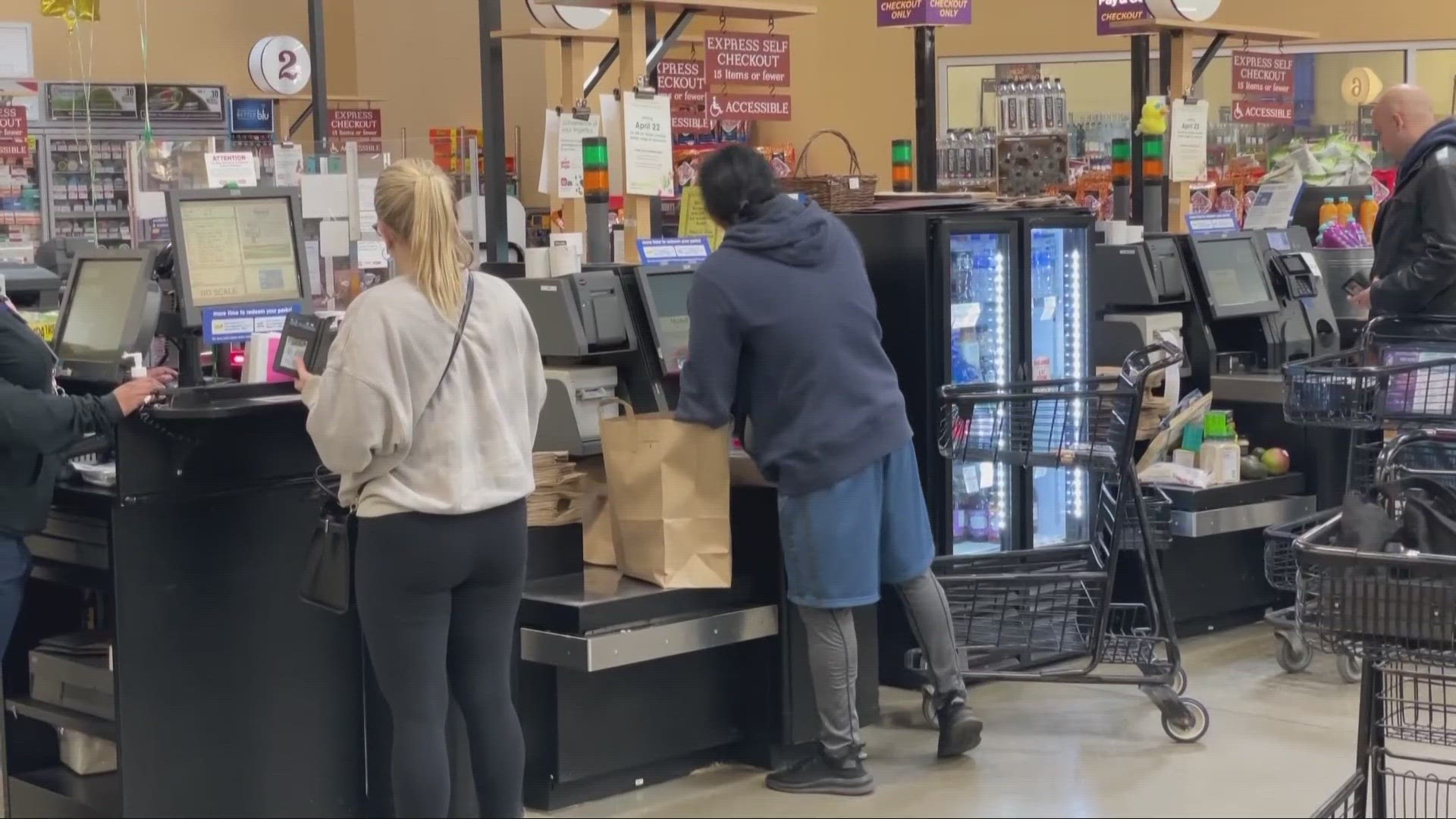 Starting today, Giant Eagle customers will no longer be charged for paper shopping bags.