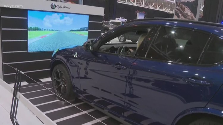 Lindsay visits The Cleveland Auto Show