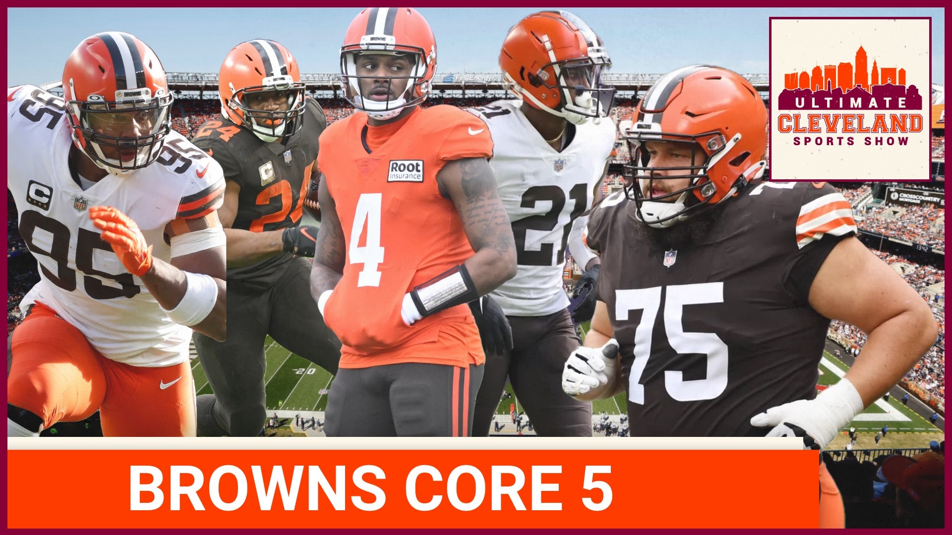 Where does the Cleveland Browns core of Deshaun Watson, Myles Garrett, Nick Chubb, Joel Bitonio & Denzel Ward rank among the league's best?