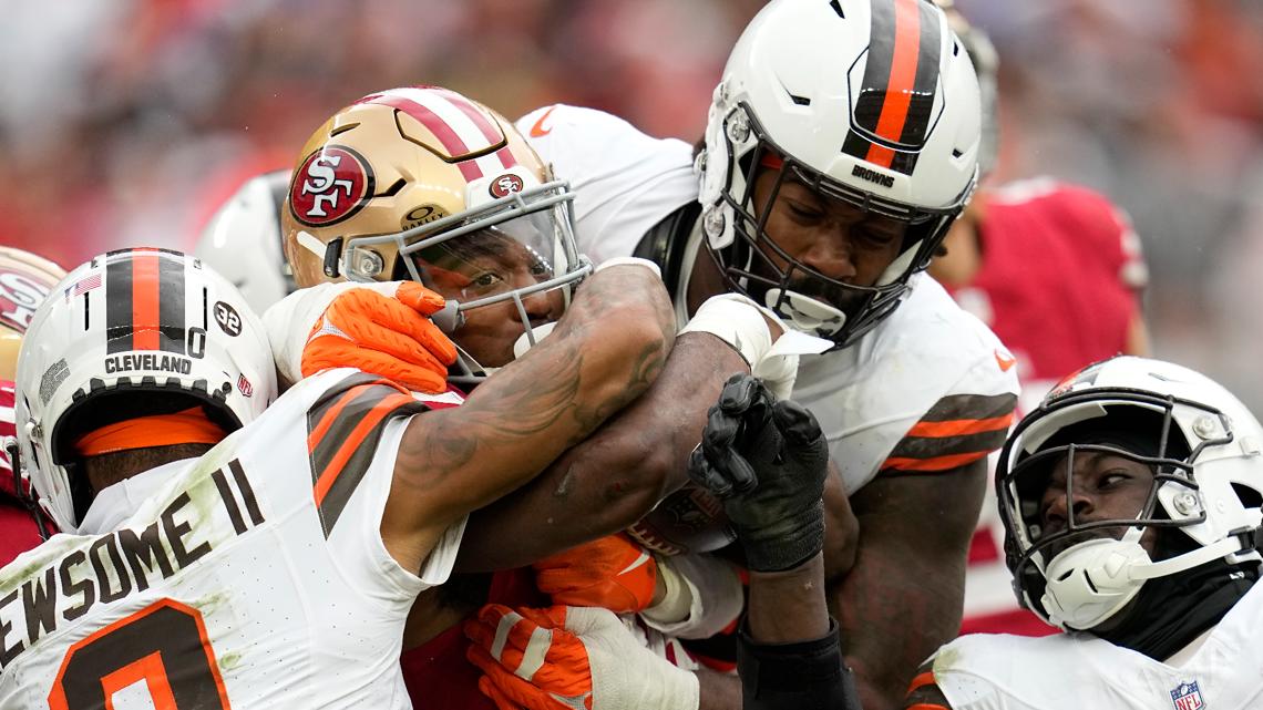 Cleveland Browns defense dominates San Francisco 49ers