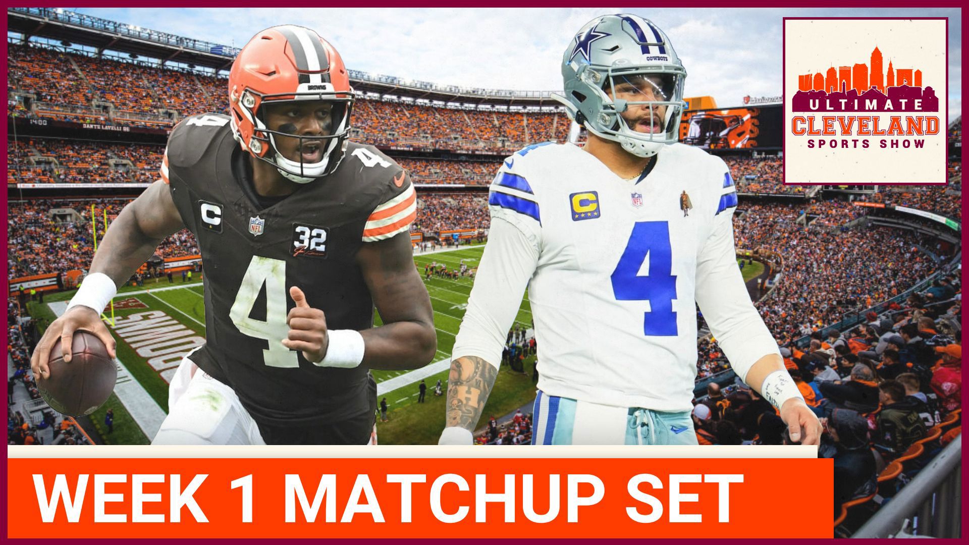 What will be the most significant story line in week 1 when the Cleveland Browns host the Dallas Cowboys