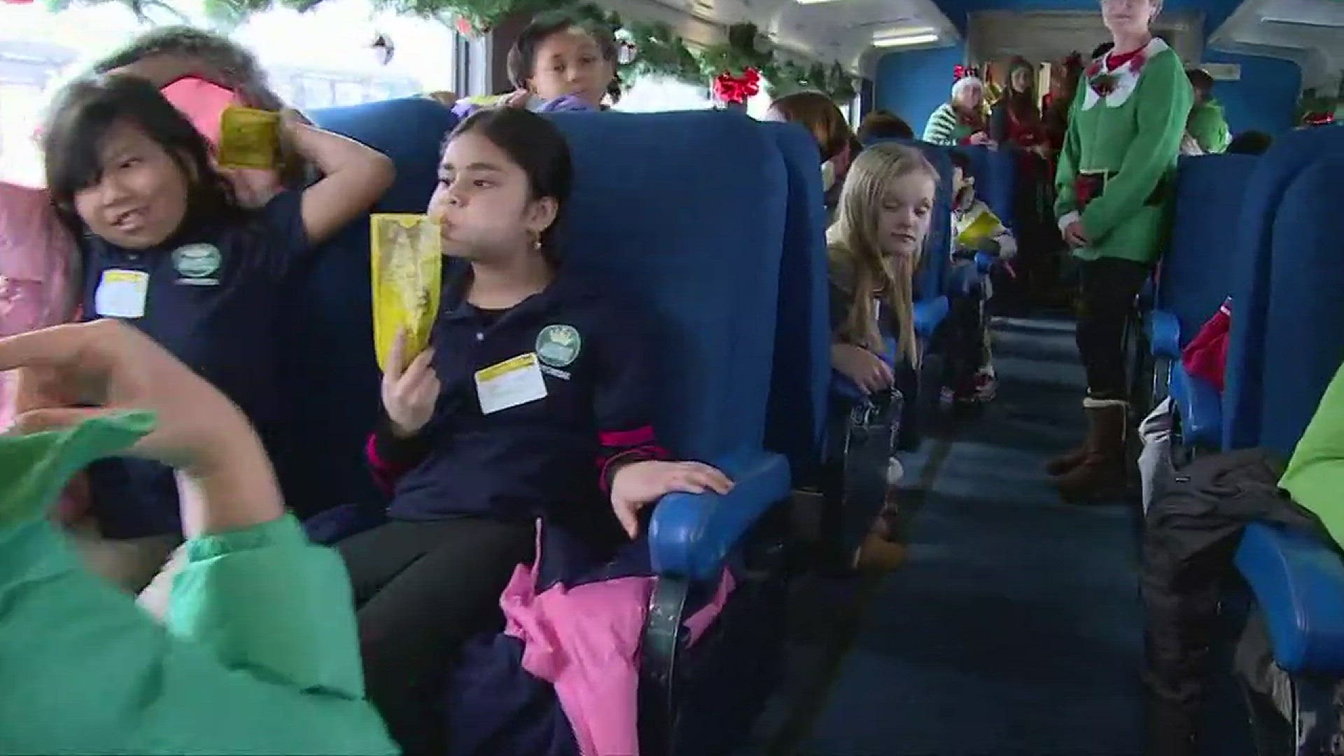 LJFF third graders experience a ride on  'The Polar Express'