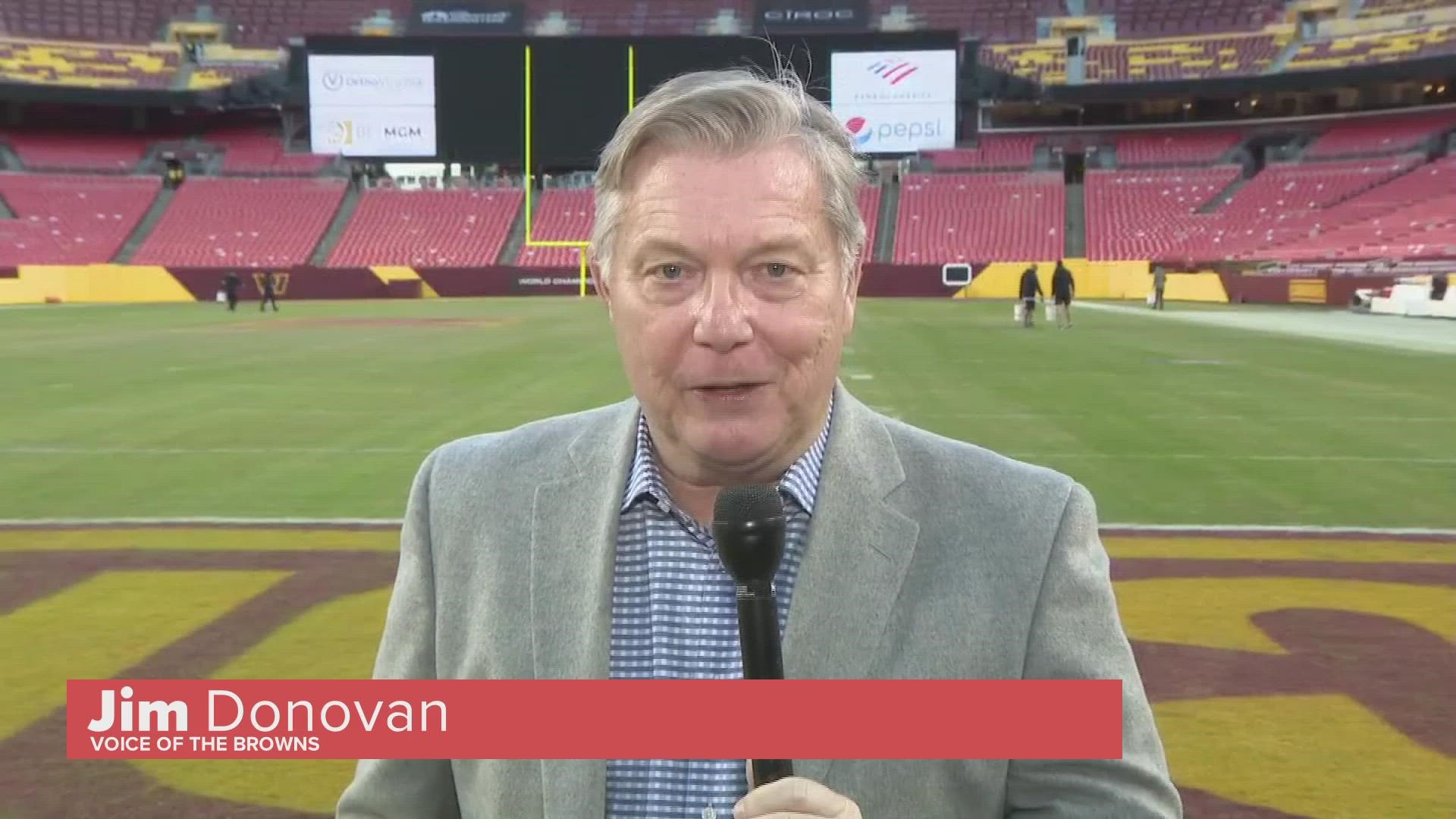 Cleveland Browns play-by-play announcer Jim Donovan pursues perfection in  24th year