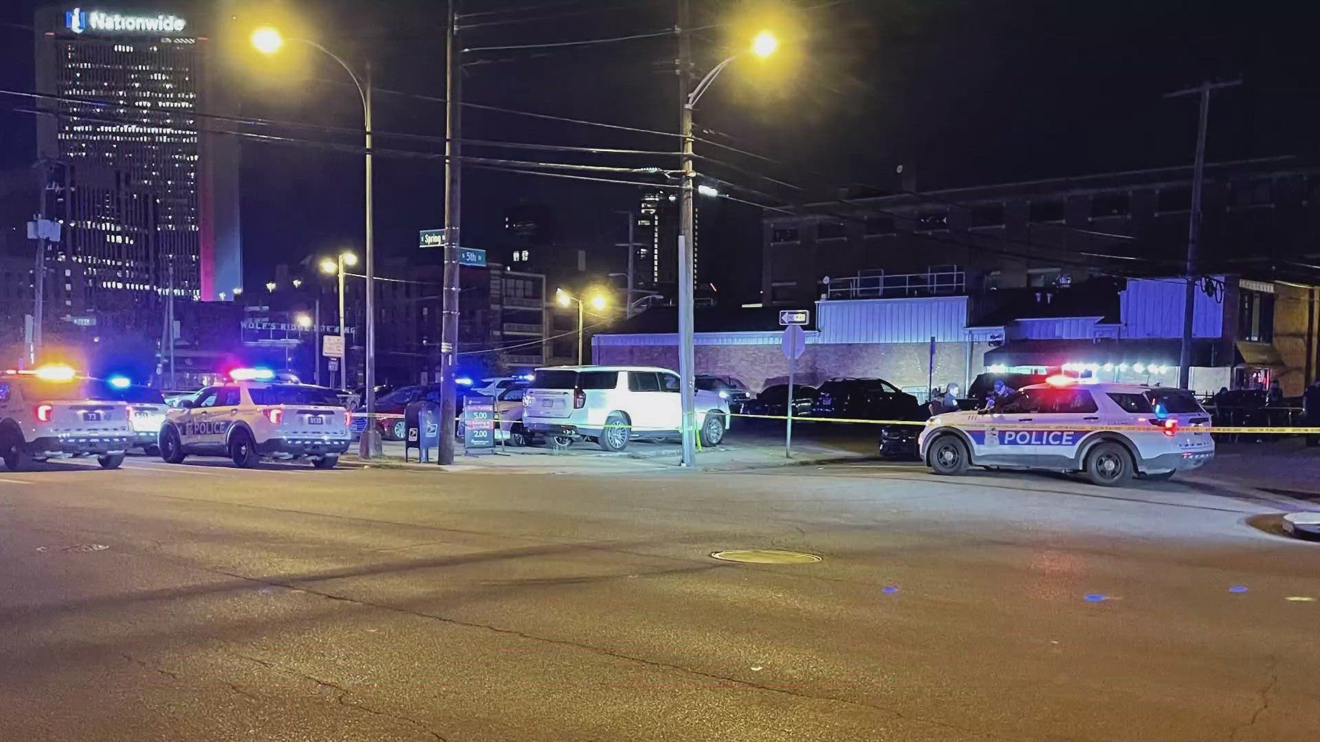 Two people were killed and two others were injured in a shooting at a nightclub in downtown Columbus early Friday morning.