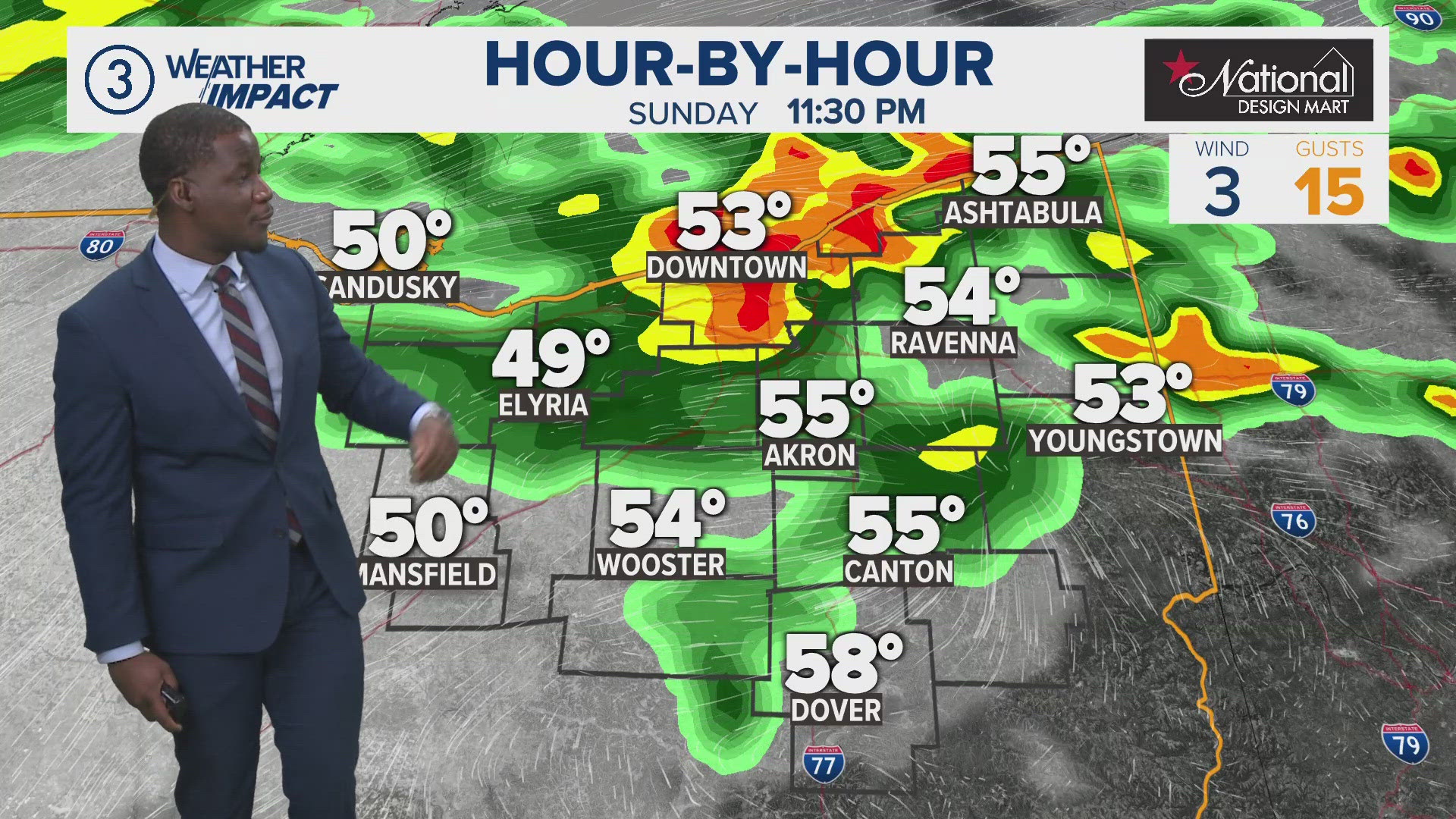 We're tracking more rain with chilly temperatures today. Anthony Copeland has the hour-by-hour details in his morning weather forecast for Sunday, May 4, 2025.