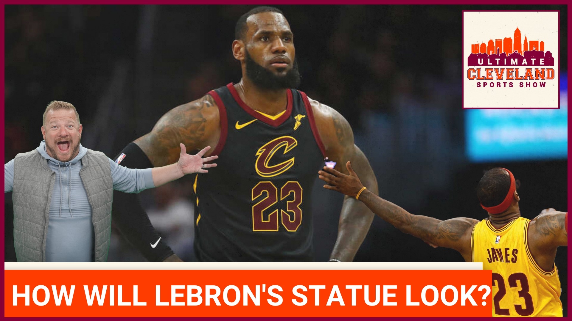 Should the Cavaliers make Lebron's statue the powder toss or the tomahawk dunk?
