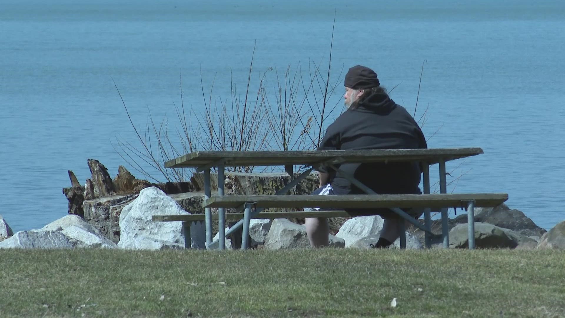 It finally feels like spring in Northeast Ohio! Check out some of the action from Cleveland's Edgewater Park.