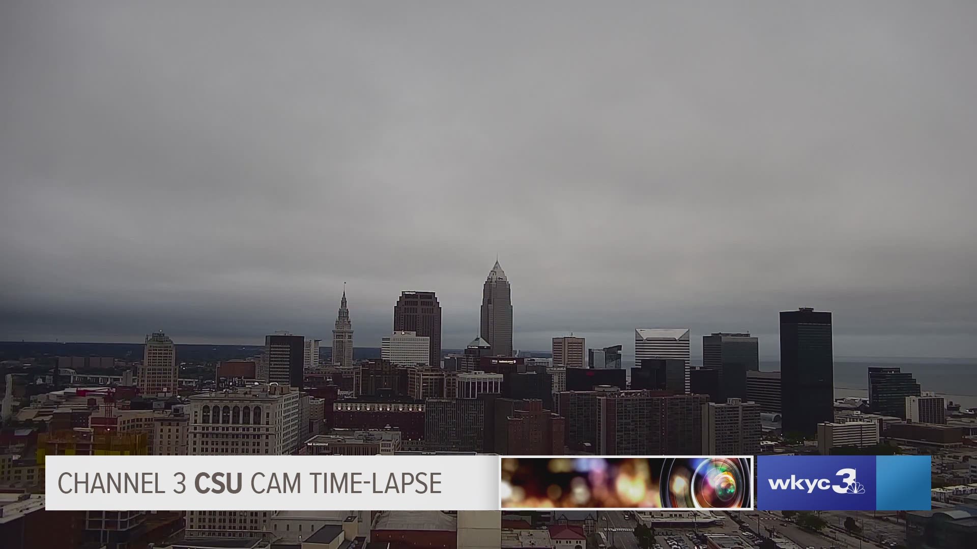 WATCH | No sunshine on our Channel 3 CSU Cam this evening (6/13/19) at sunset, but watch how the clouds dramatically change direction during the evening hours. #3weather