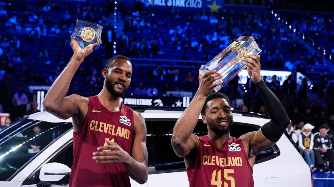 Cleveland Cavaliers' Donovan Mitchell, Evan Mobley win All-Star skills event