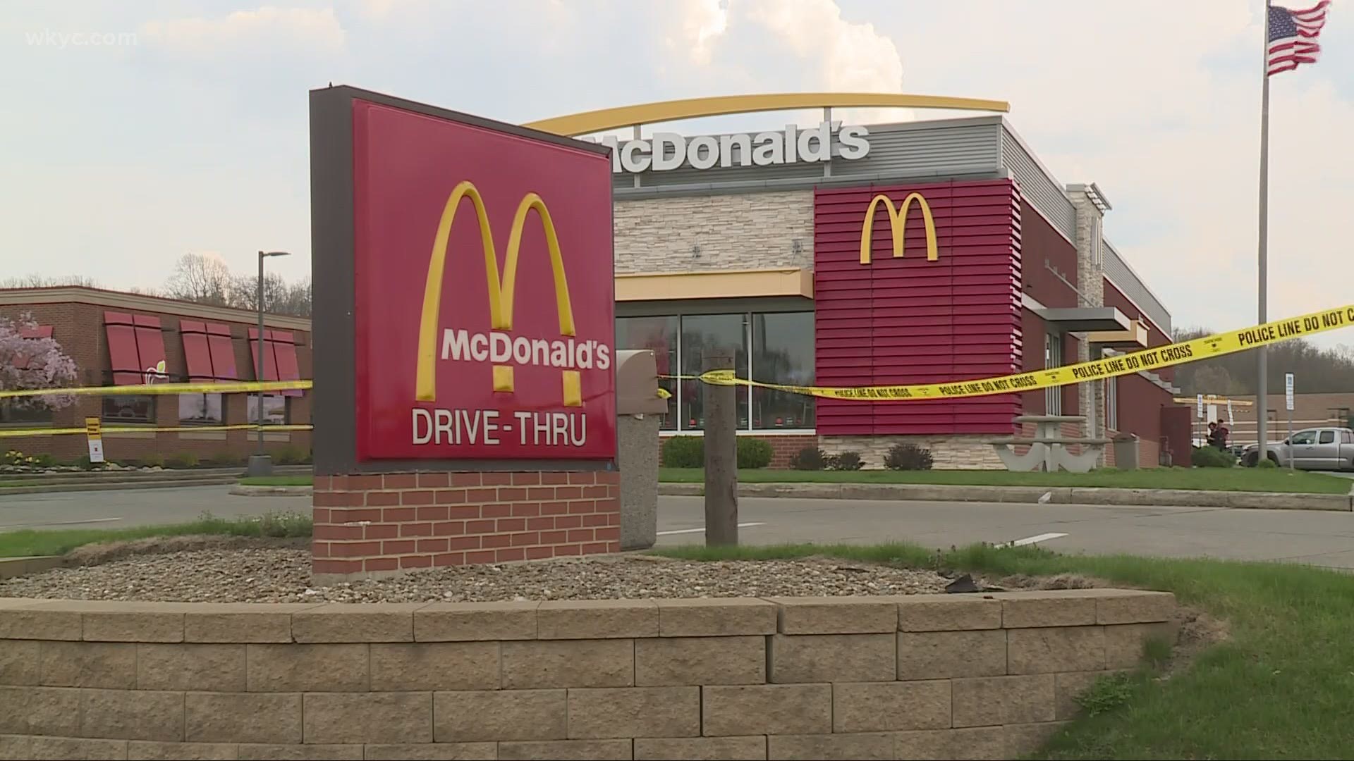 The incident took place at the McDonald's located in the 400 block of Howe Avenue.