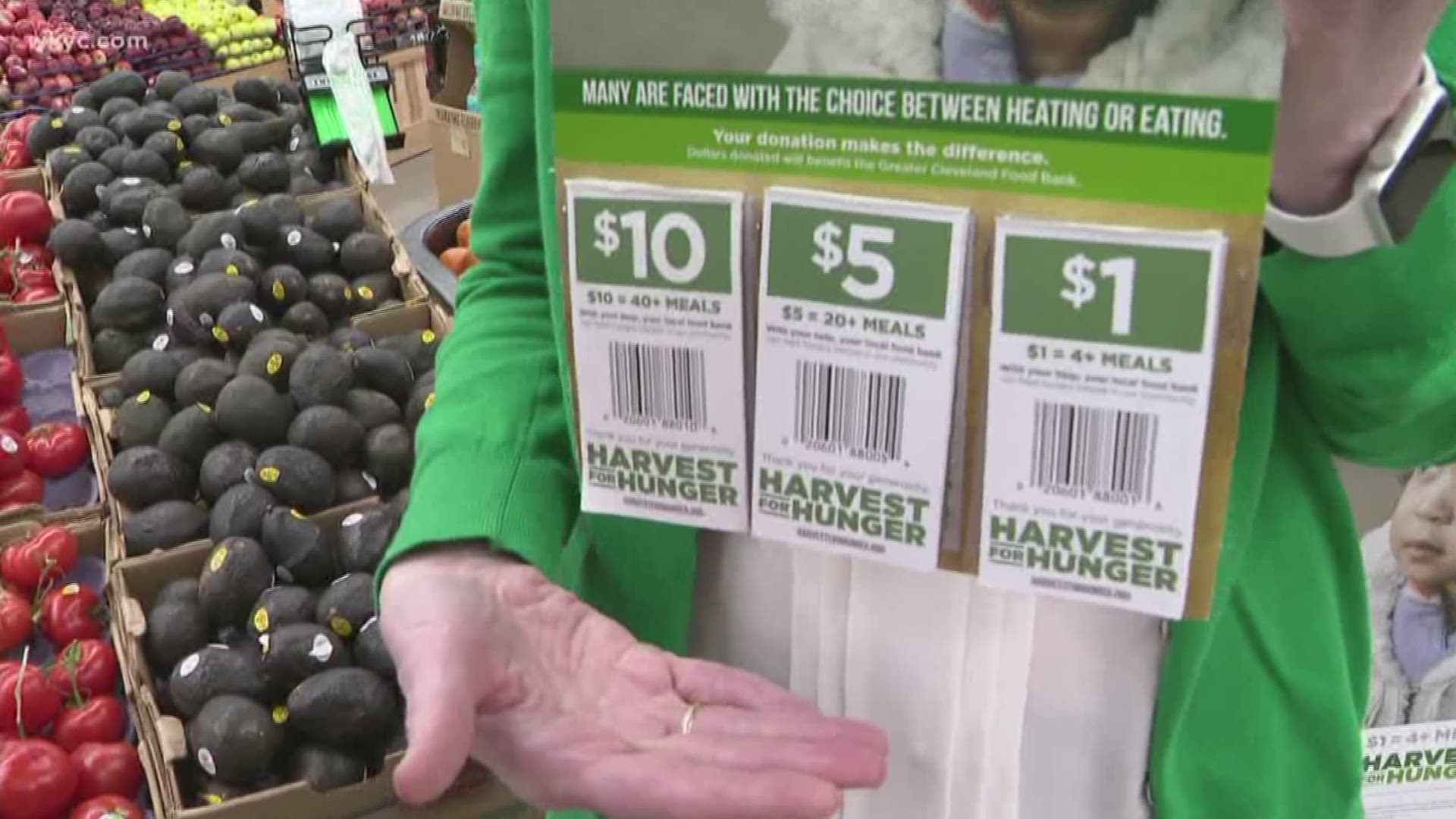 April 24, 2019: A campaign is underway to raise $1 million for the Harvest for Hunger to feed families in Northeast Ohio. Here's how you can help.