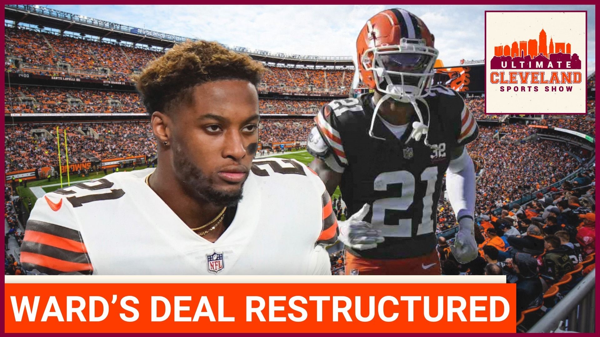 The Cleveland Browns restructured Denzel Ward's contract to open up 11.3 million in cap space for the 2024 season.