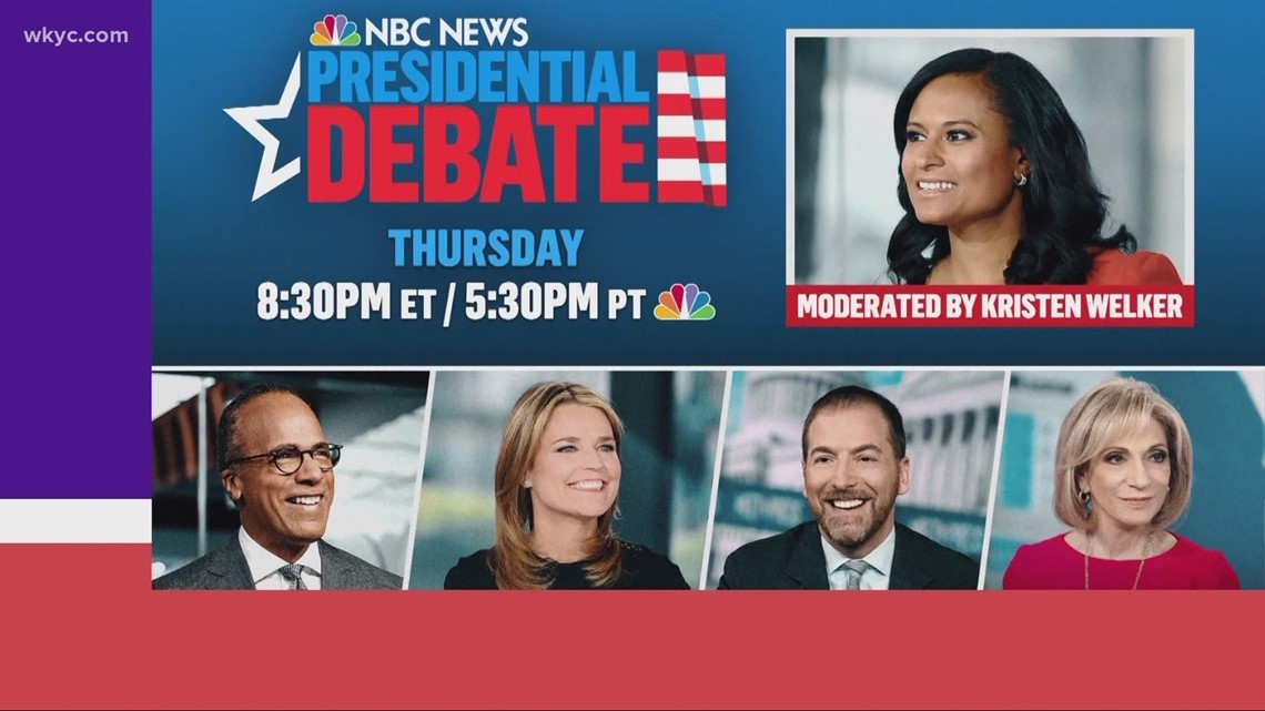 NBC's Kristen Welker to moderate Thursday's debate | wkyc.com