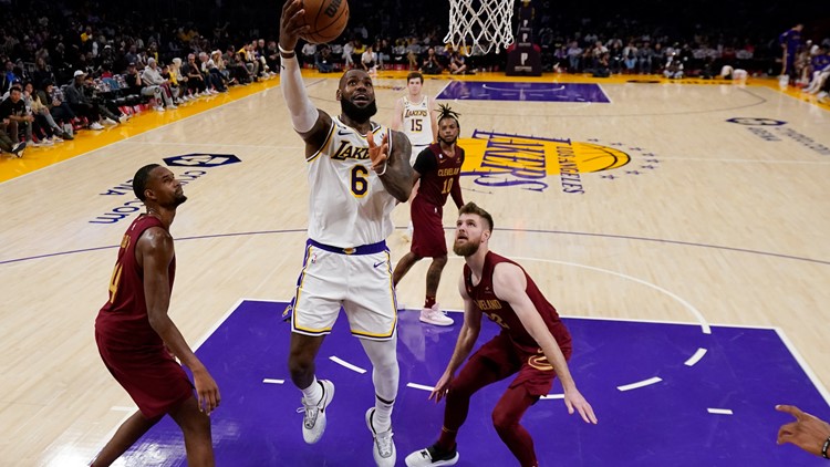 'A bunch of kids on their team that just seem like they want to play ball': LeBron James praises Cleveland Cavaliers after win vs. Lakers