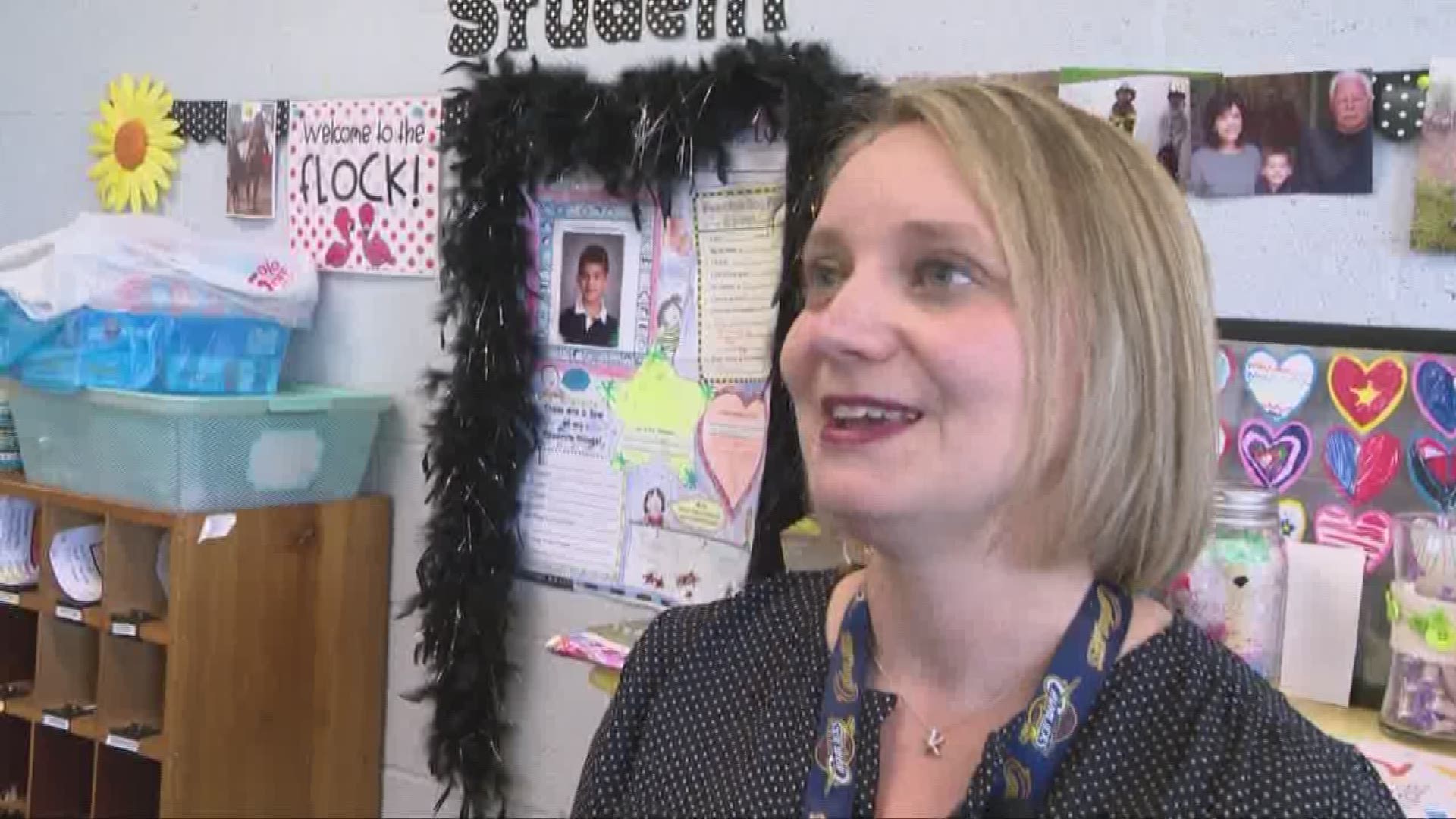 May 8, 2018: Meet Mrs. Andrea McKinney, a first-grade teacher from Hinckley Elementary School. The honor came as a shock to the long-time teacher, but to those close to her it was anything but a surprise.