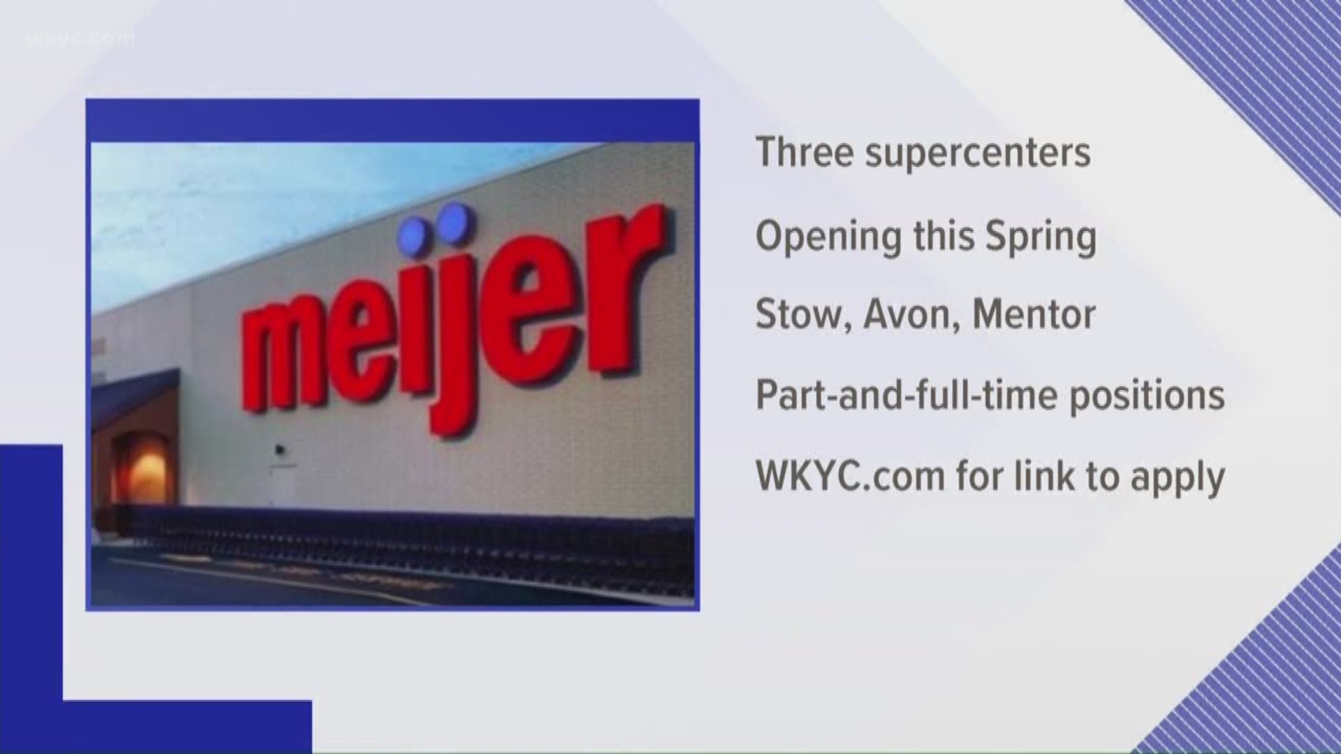Meijer to hire 900 people for first supercenters in Northeast Ohio