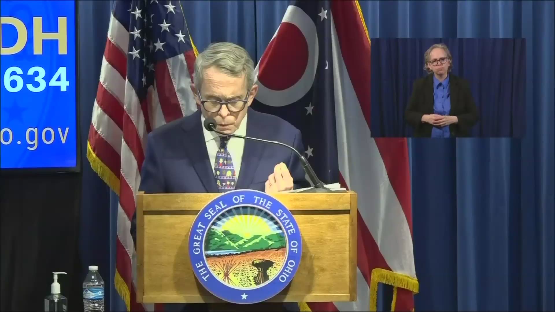 "It is imperative during the covid-19 crisis that we balance the public's right to know with privacy rights, said Mike DeWine.  Ohio wants to be more transparent.