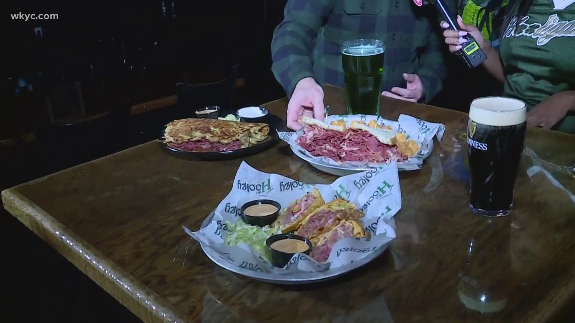 Hungry for some corned beef? Check out this massive sandwich at Holley House for St. Patrick's Day.