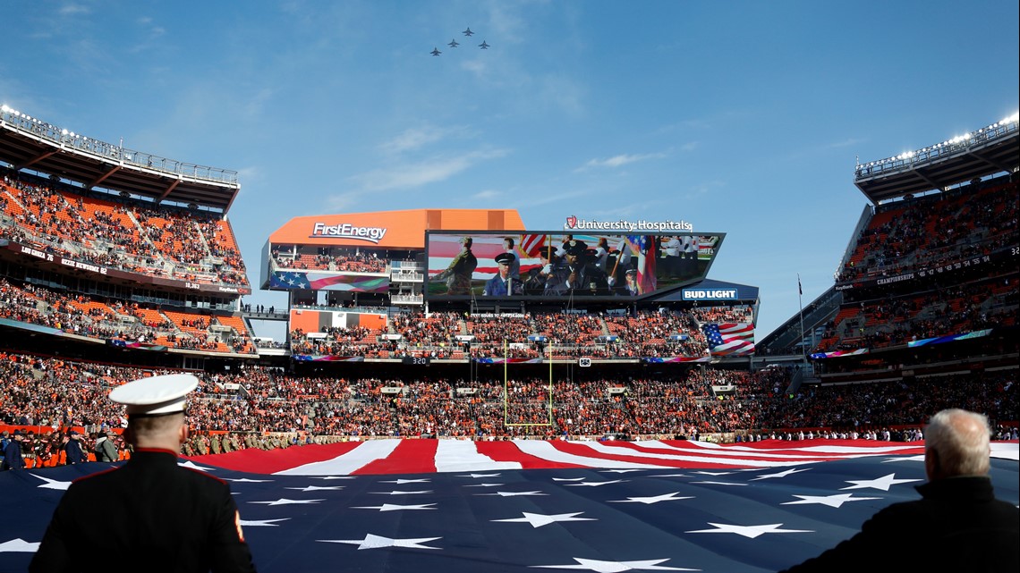 Browns to honor military personnel during game against Bills