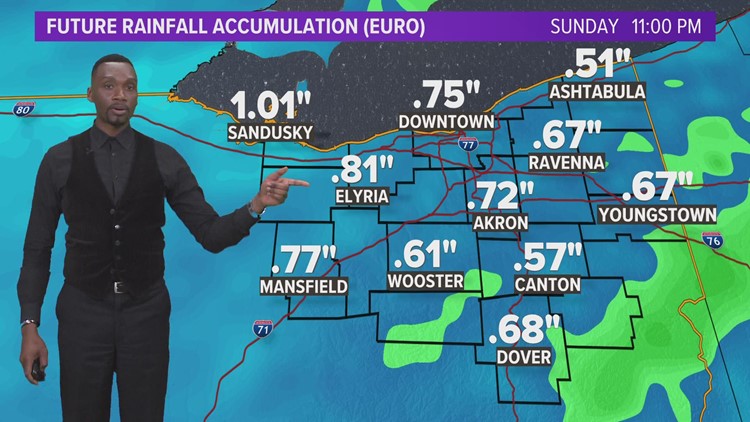 Cleveland weather forecast: Get ready for a Sunday soaker!