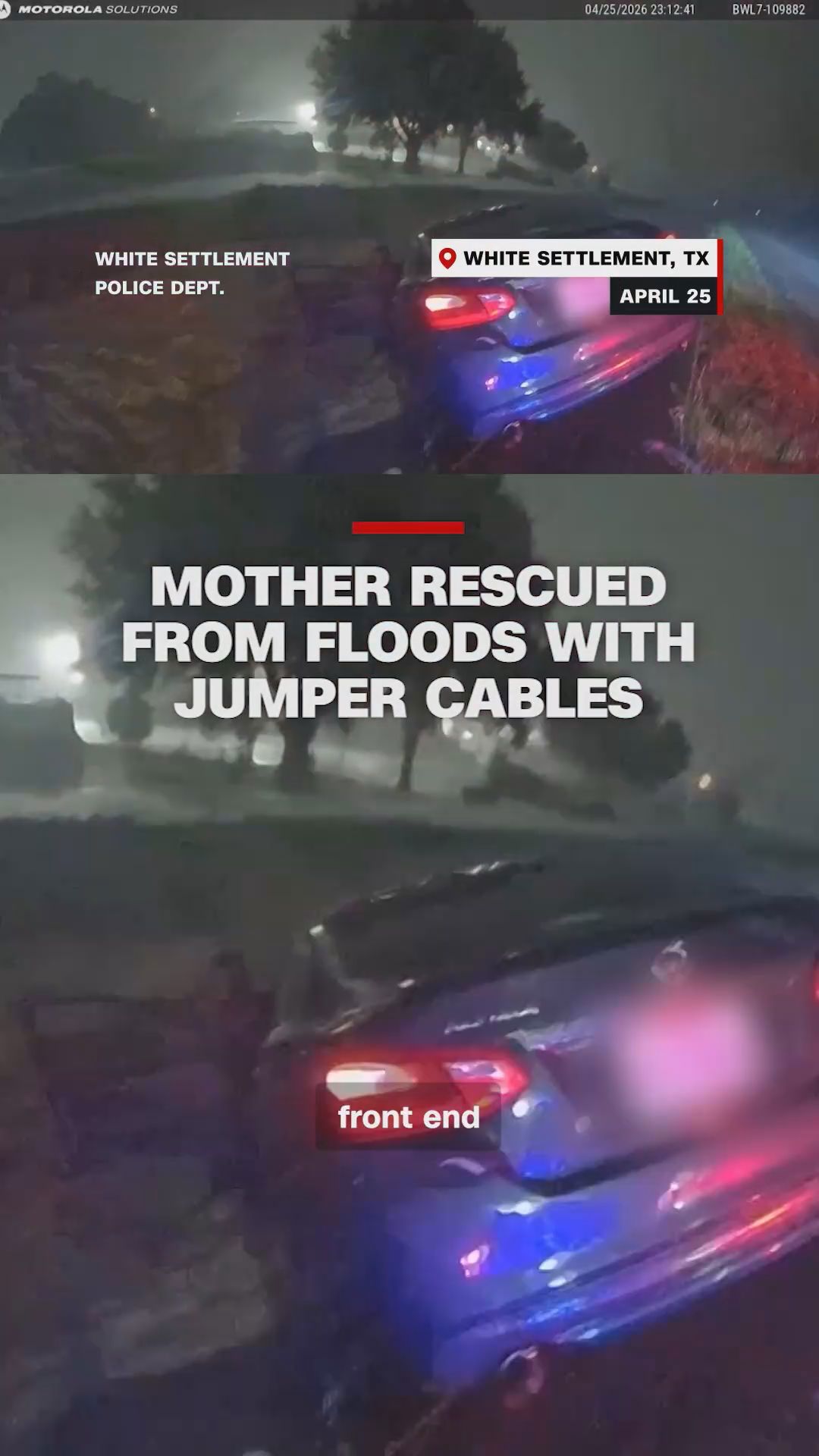 Mother and 3 children rescued from raging floodwaters in Texas with ...