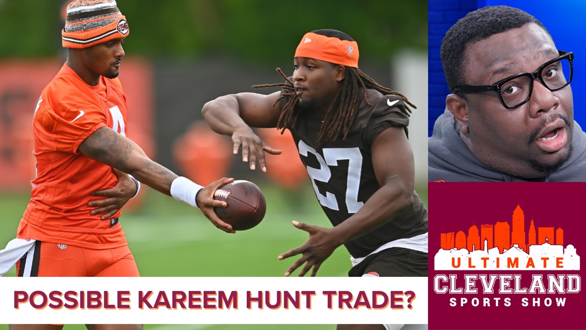 The guys agree that it doesn't make sense to trade Kareem Hunt despite him being one of the best running backs in the NFL.