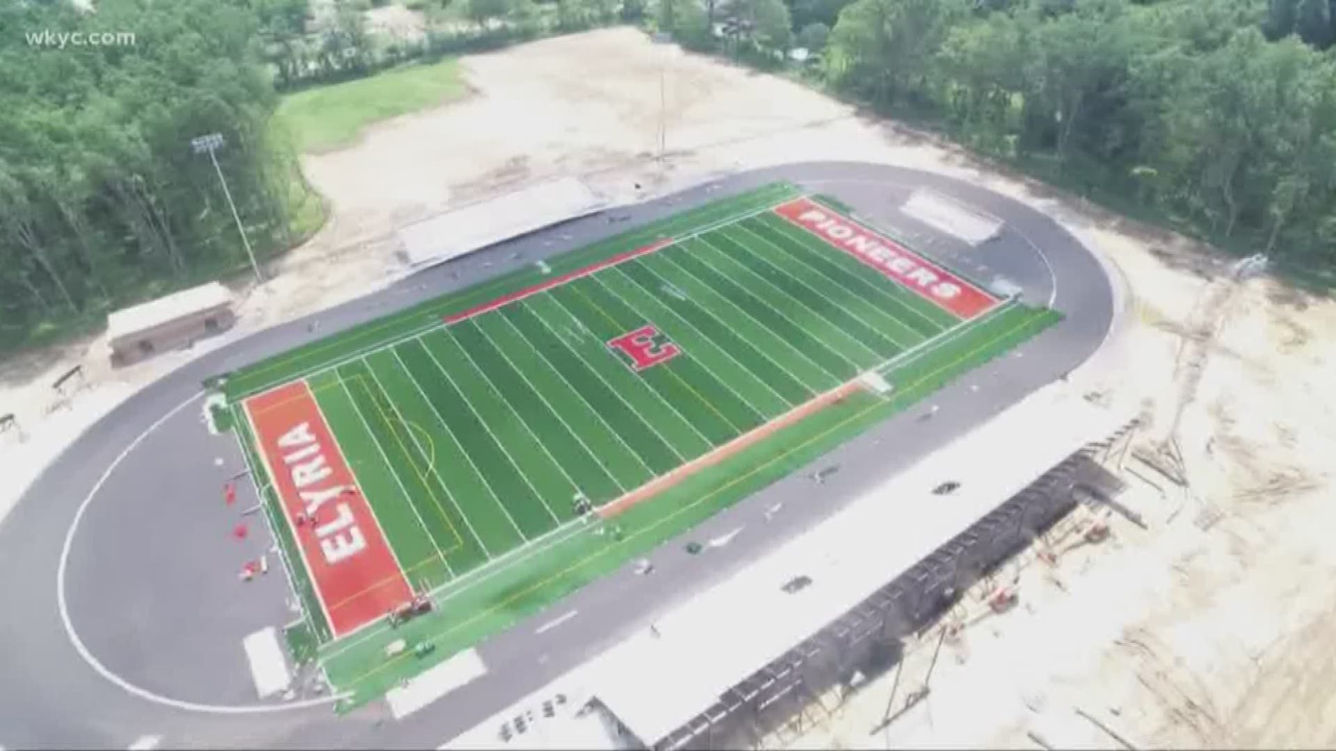Aug. 24, 2018: It's a big night for Elyria City Schools as they debut their new Ely Stadium for high school football.