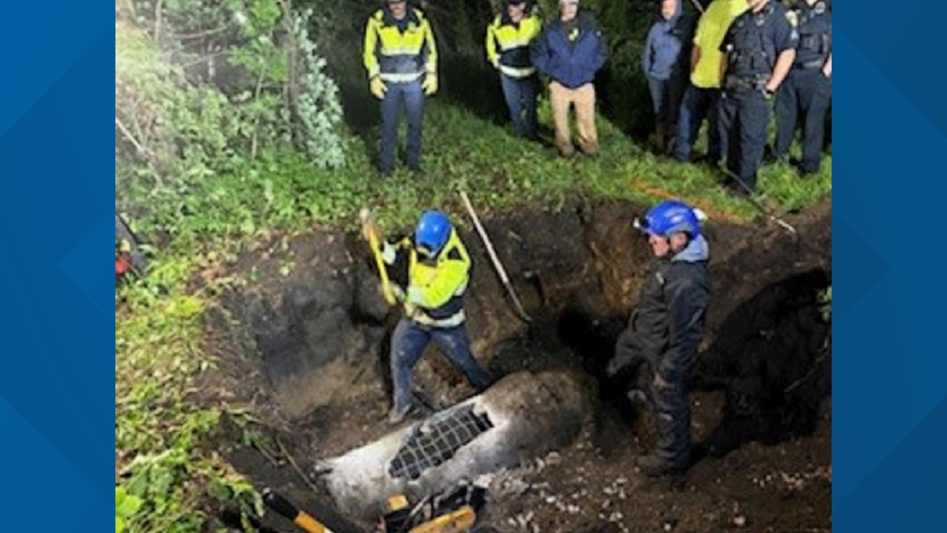 Summit County emergency crews rescue man trapped underground in Clinton ...