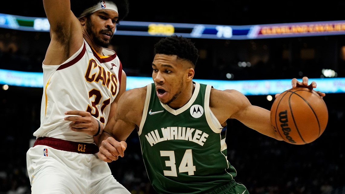 Cavaliers fall short vs. returning Giannis, Bucks 112-104 NBA - Bally Sports