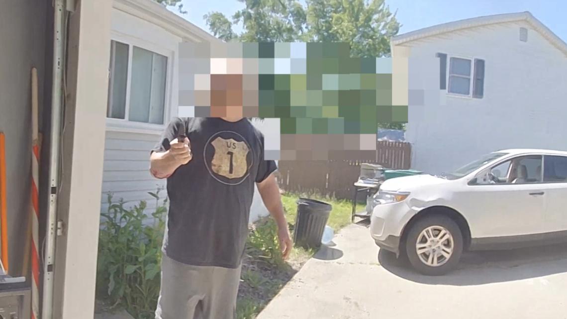 Mentor police say Michael Leppelmeier assaulted two bicyclists before threatening officers with a knife, leading to a...