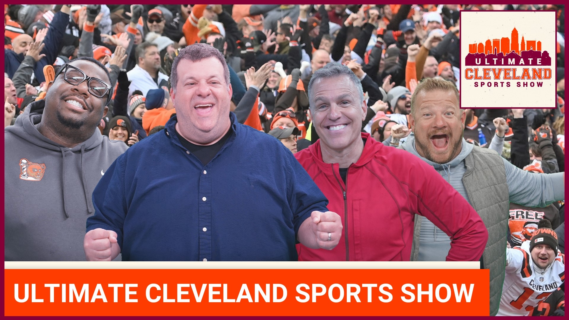 The Ultimate Cleveland Sports Show is a daily one-stop shop for Cleveland Browns, Guardians and Cavaliers fans and sports fans throughout Northeast Ohio