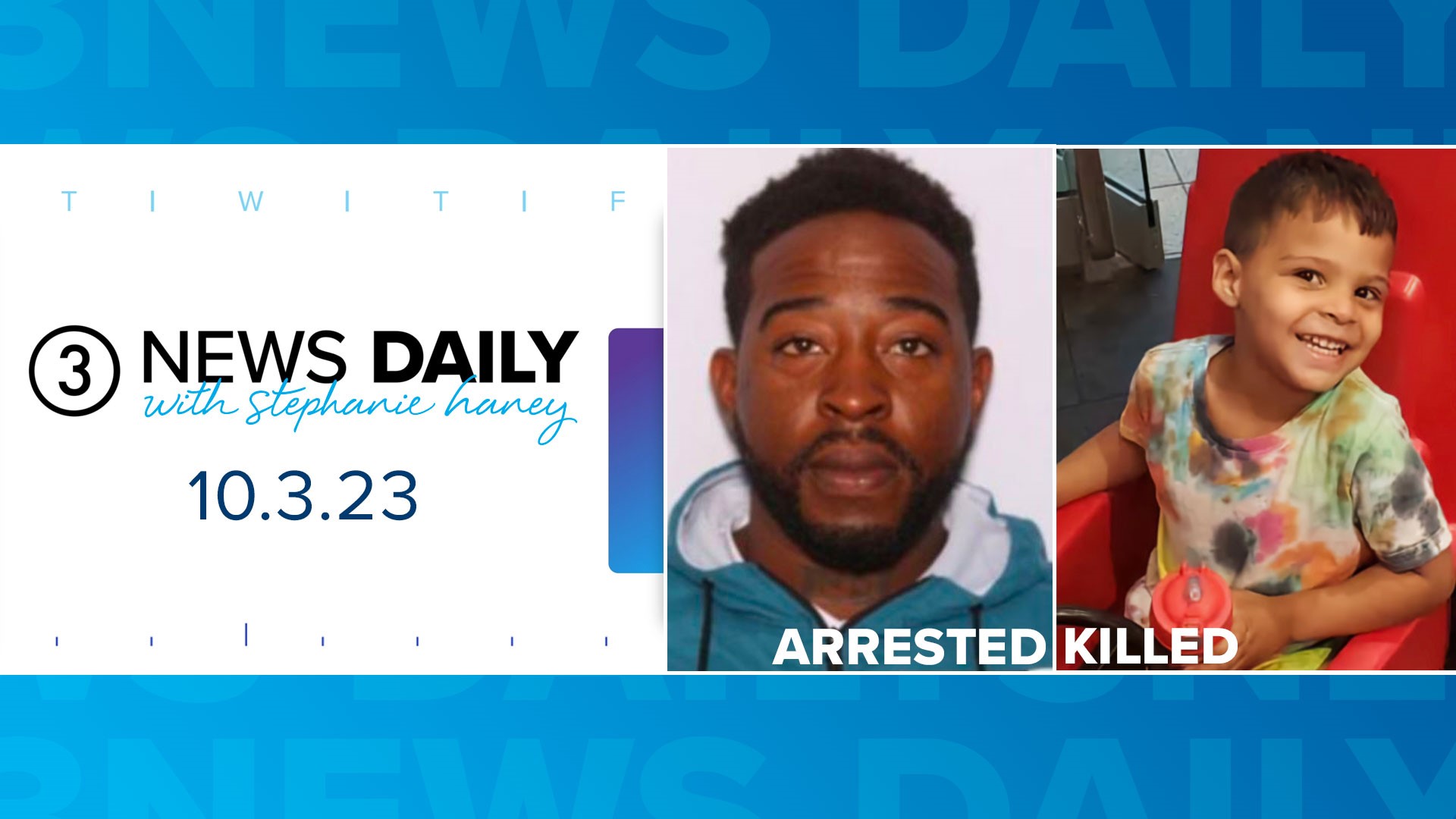 4th arrest for shooting death of 3-year-old Cleveland boy Luis Diaz; wife killed in motorcycle crash, and more on News Daily with Stephanie Haney