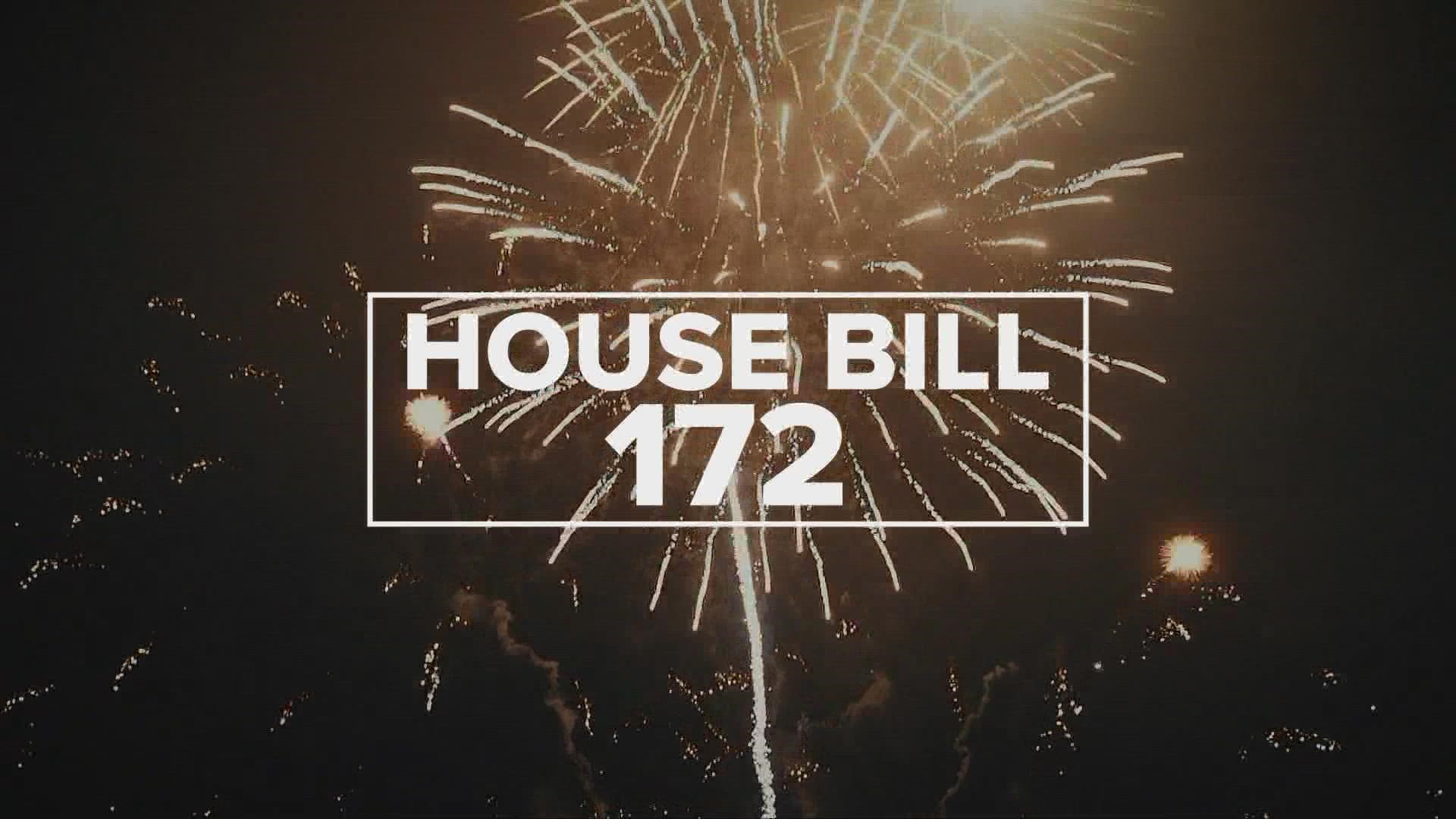 House Bill 172 went into effect in July allowing the average Ohioan to shoot consumer-grade fireworks on holidays.