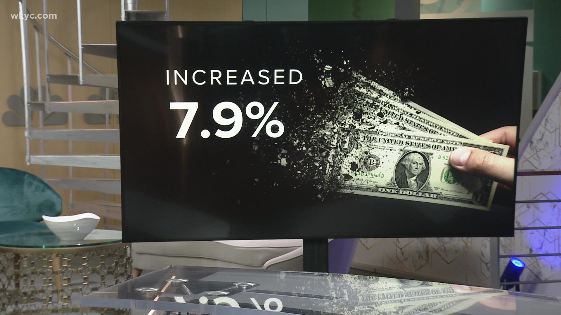 Tonight the pain of prices hits new levels. Inflation rose 7.9 percent in February over last year - pushing inflation to its highest levels in 40 years.